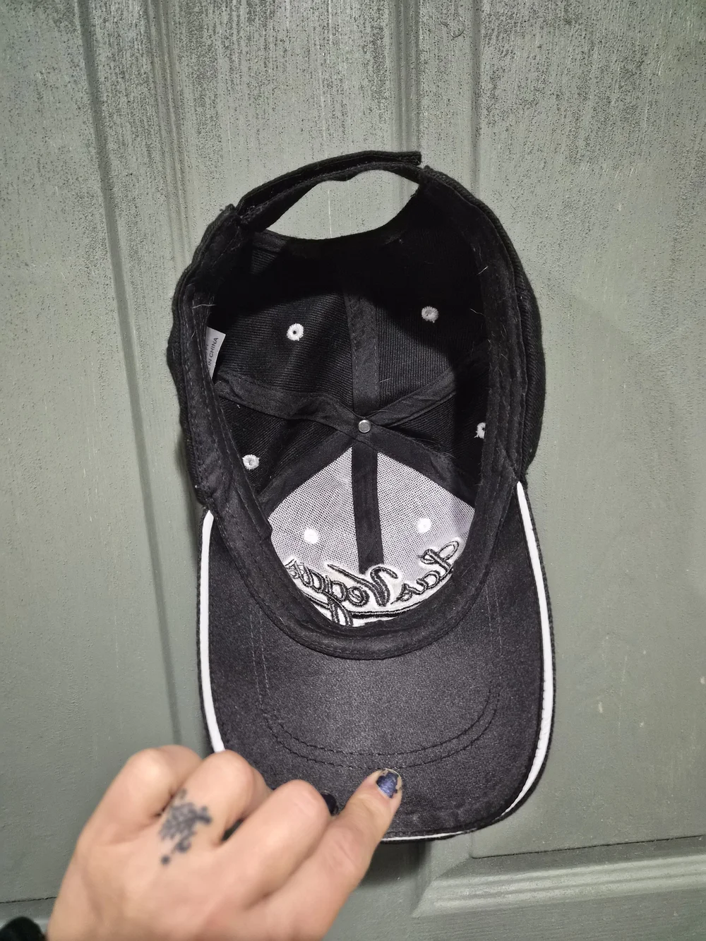 Las Vegas Black Embroidered Baseball Cap